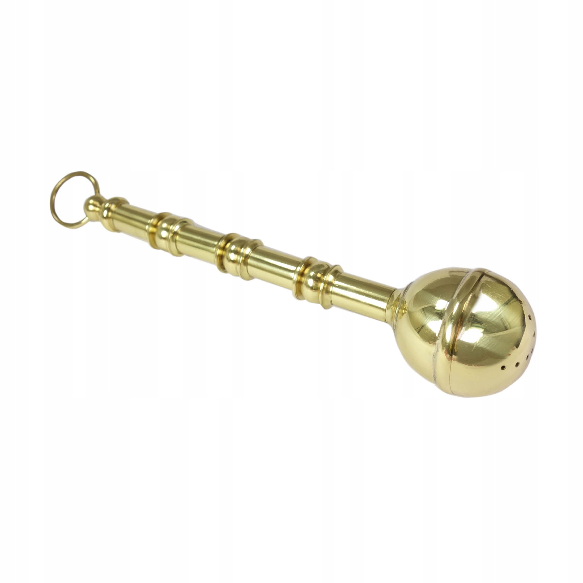 Kropidło mosiężne kulkowe liturgiczne 22 cm