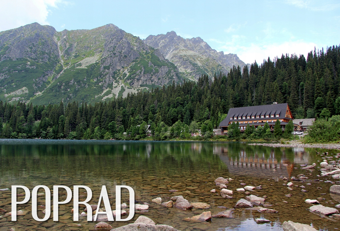 

Poprad Słowacja Jezioro Magnes na lodówkę