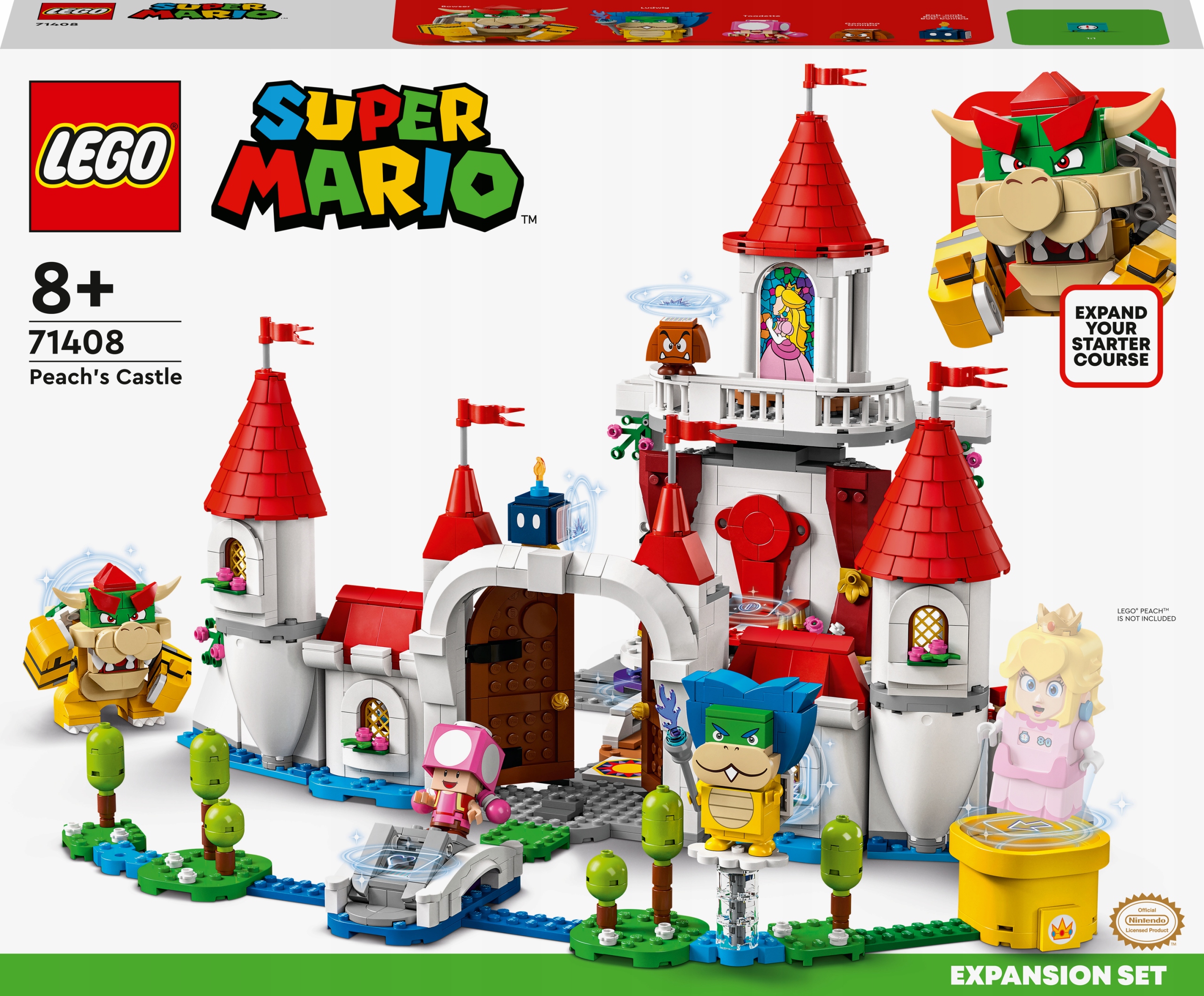 

Lego Mario 71408 Zamek Peach
