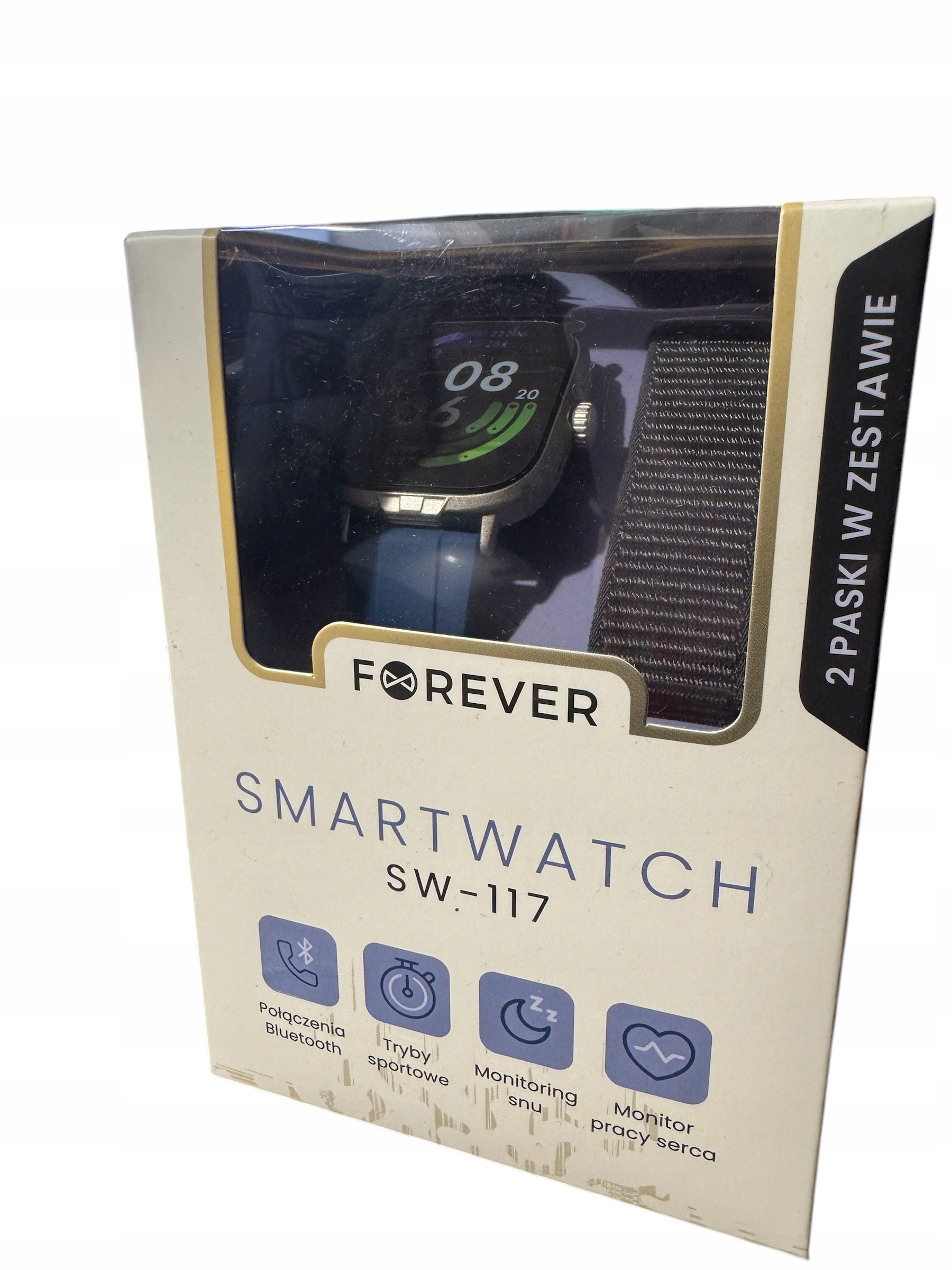 Forever Chytré Hodinky měření sportovních aktivit SW-117 2 řemínky 775