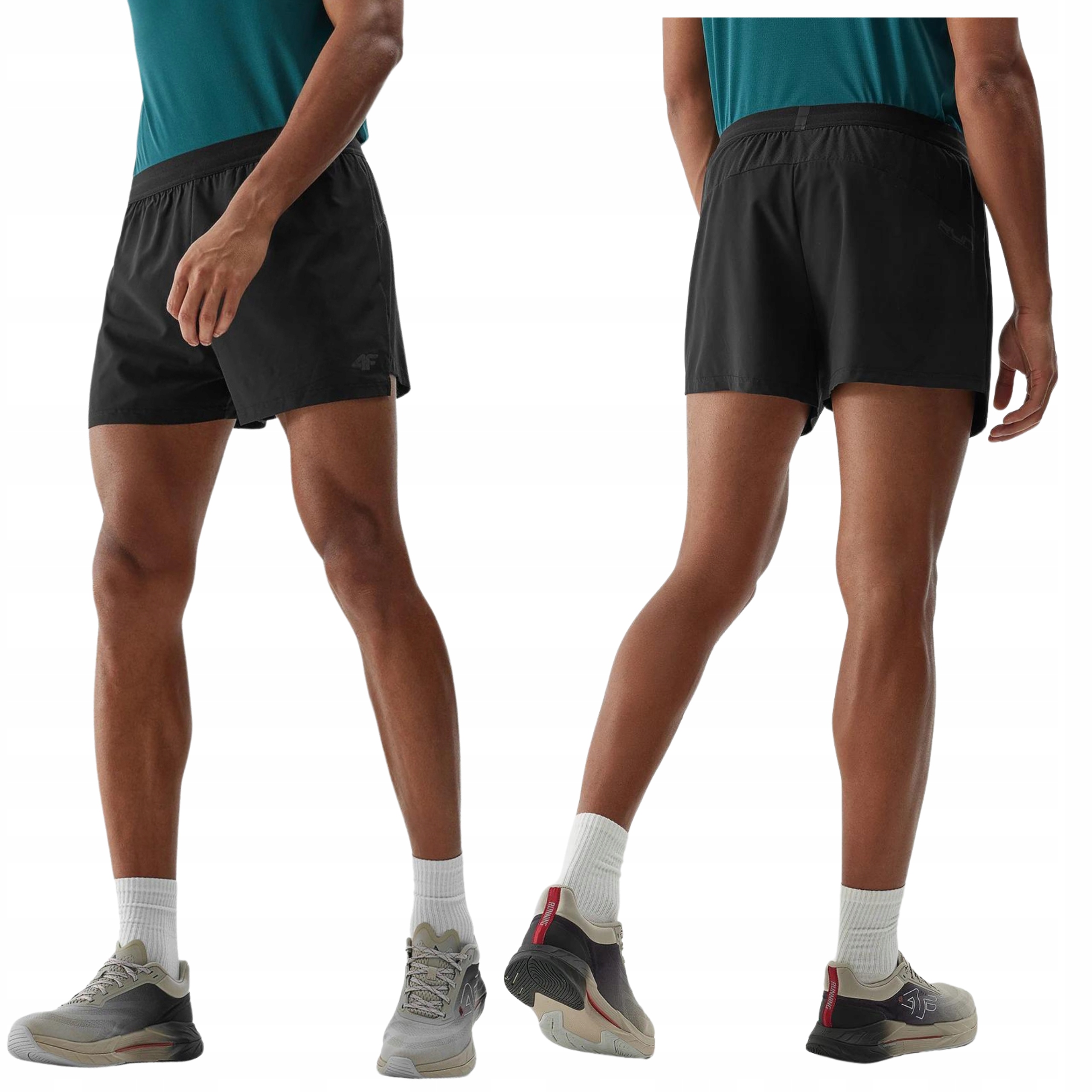 Męskie Spodenki Do Biegania 4F Krótkie Sportowe Treningowe Szybkoschnące XL