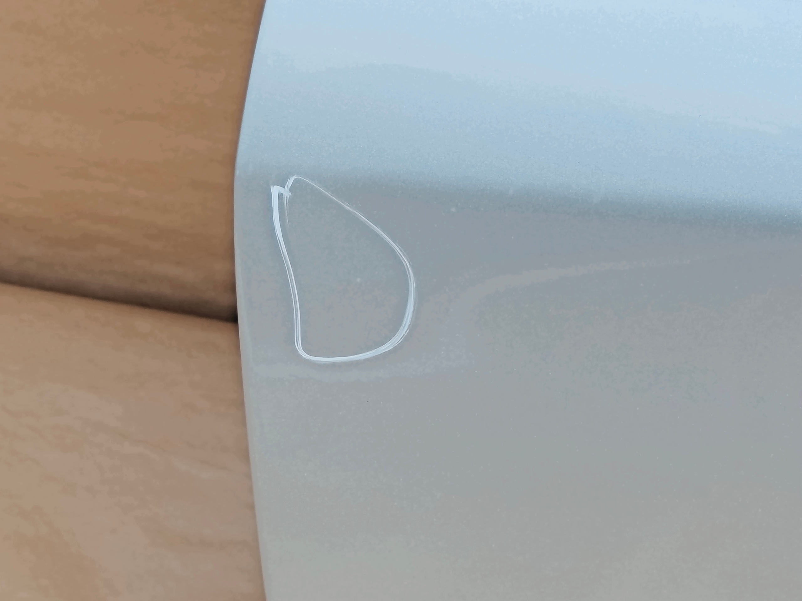 FORD FIESTA MK8 2017-2023 door left front MOONDUST SILVER