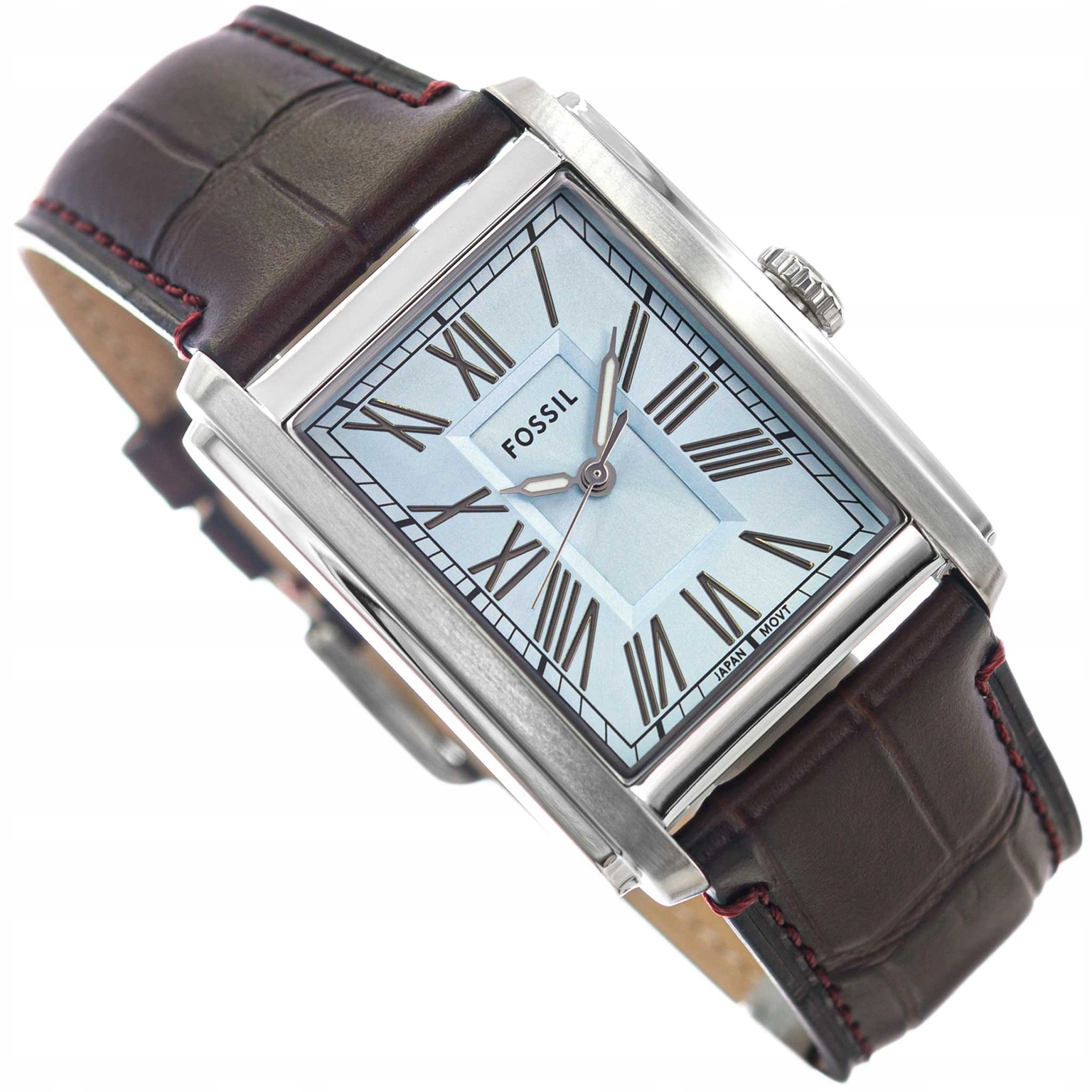 Pánské hodinky Fossil FS6110 Carraway hnědé s koženým řemínkem, elegantní