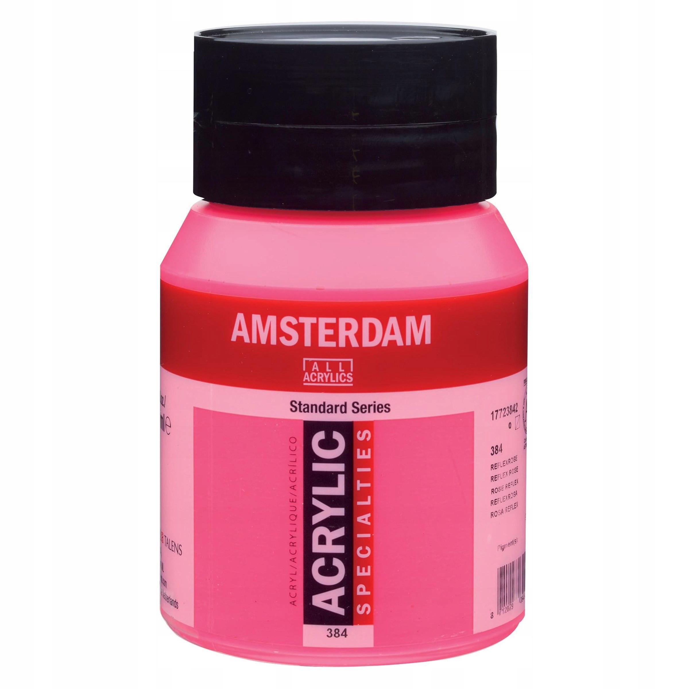 Barva akrylová Amsterdam Reflex Rose, 500 ml