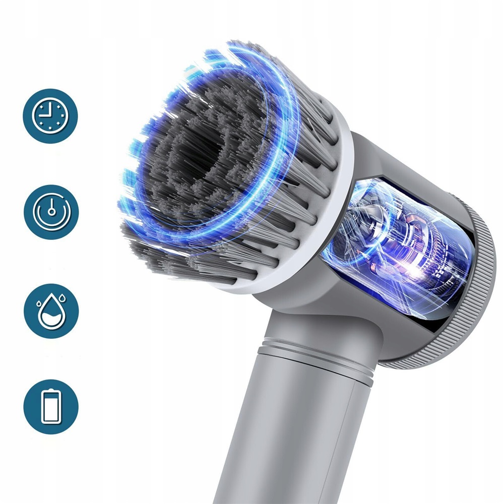 Levně Rotační Elektrický Kartáč Na Čištění A Čištění Úklidu Sada