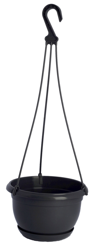 

Doniczka Malta wisząca 21 z podstawkiem Antracyt