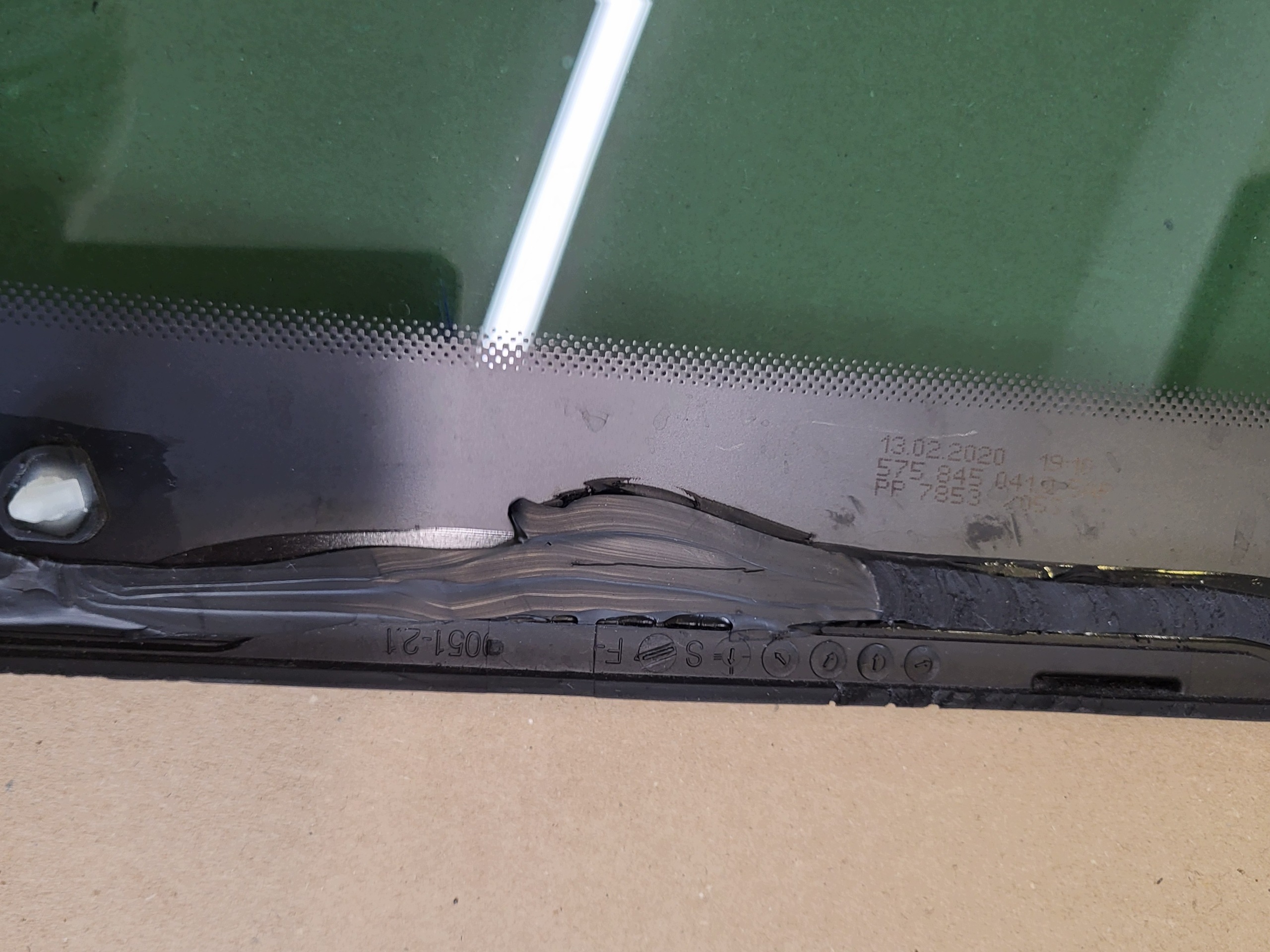 window bodywork for fender left rear part rear CIEMNA AS3 SEAT ATECA original