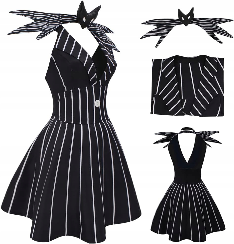 Kostým Jack a Sally s Nightmare Christmas pro dospělé Velikost Xs