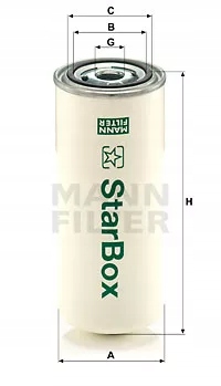 Фільтр, техніка стиснення повітря Mann-Filter LB