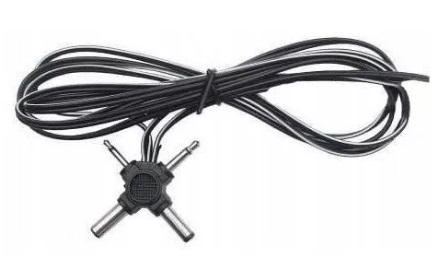 

Kabel zasilający krzyżak wtyk DC Jack 1,8m (1531)