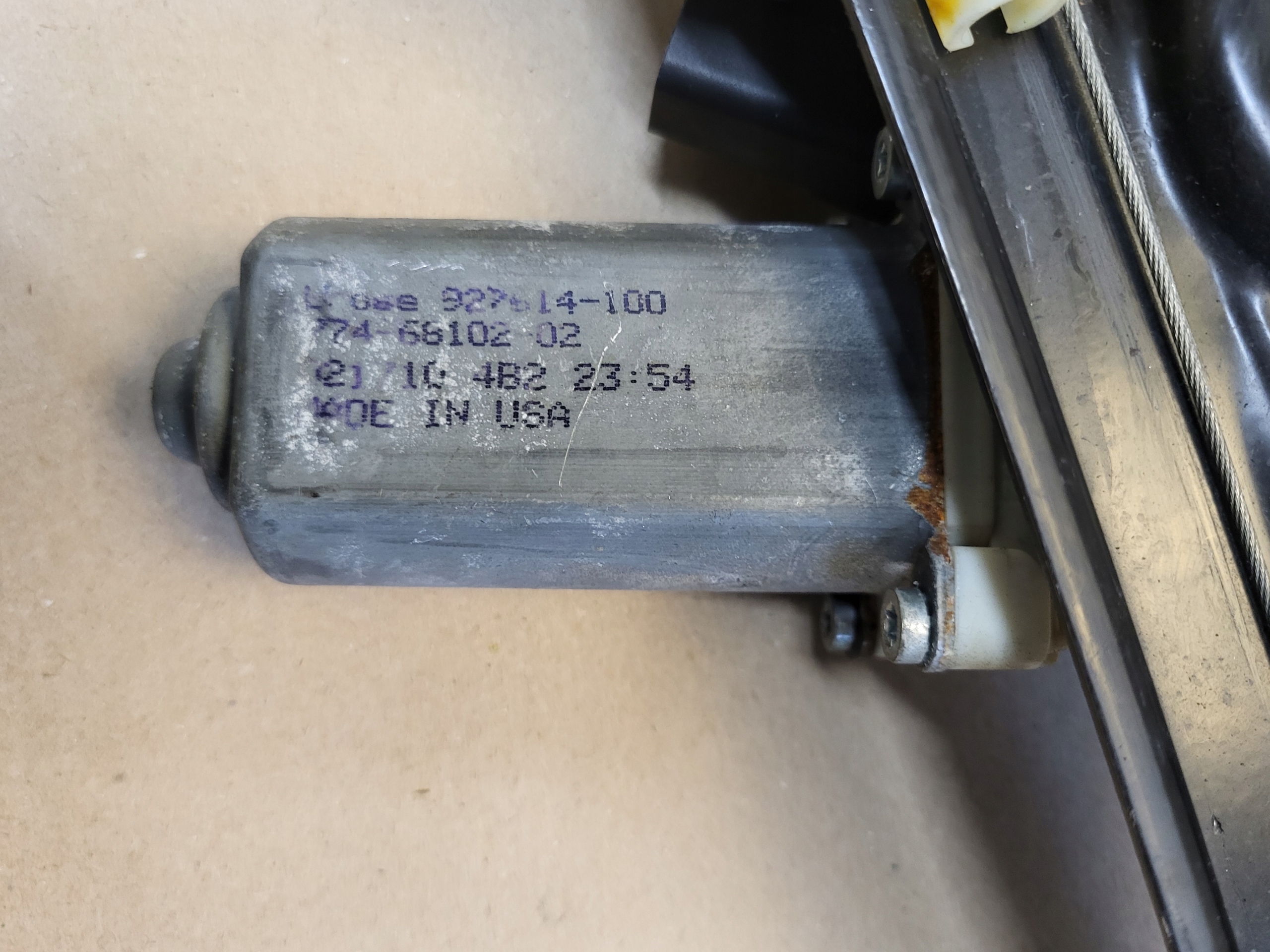 window regulator Z door mini motor windows right rear part BMW X5 E70 OE
