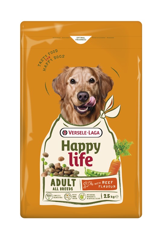 Levně Happy Life Adult Hovězí 12,5KG