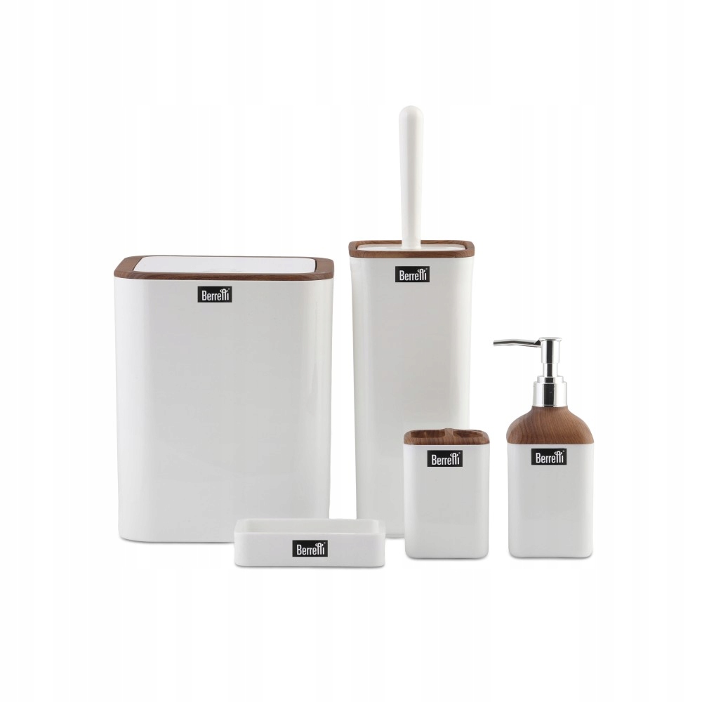 

Zestaw akcesoriów łazienkowych 5 cz. Oceano biały