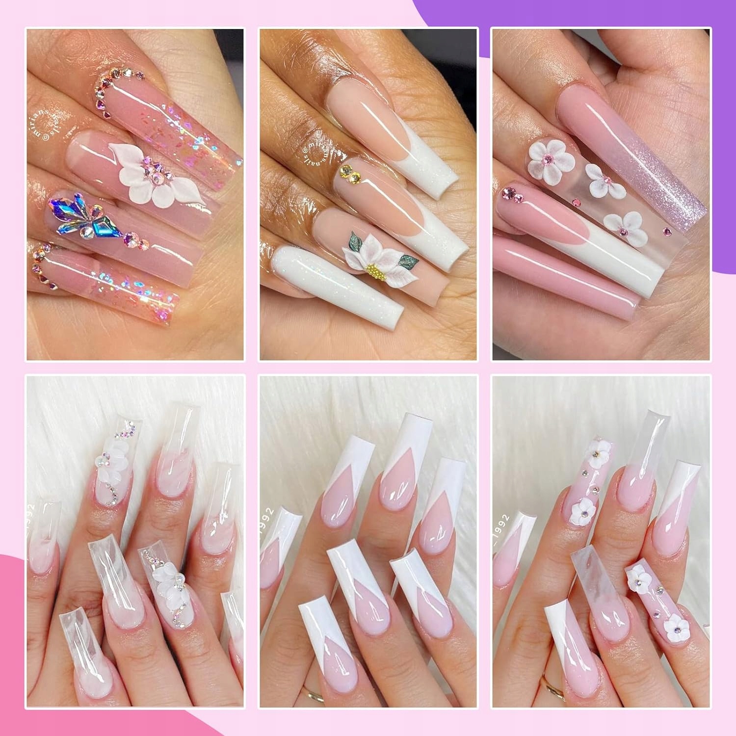 ZESTAW DO PAZNOKCI AKRYLOWYCH 3x PROSZEK PŁYN FORMY PĘDZLE NICOLE DIARY QYP EAN (GTIN) 4011083700097