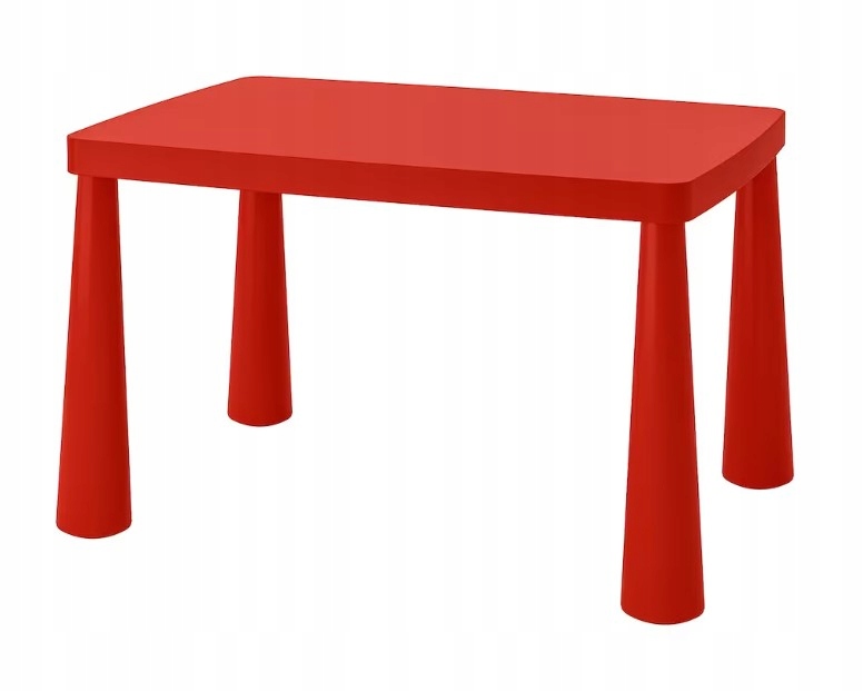 MAMMUT stolik IKEA STÓŁ dla dziecka CZERWONY