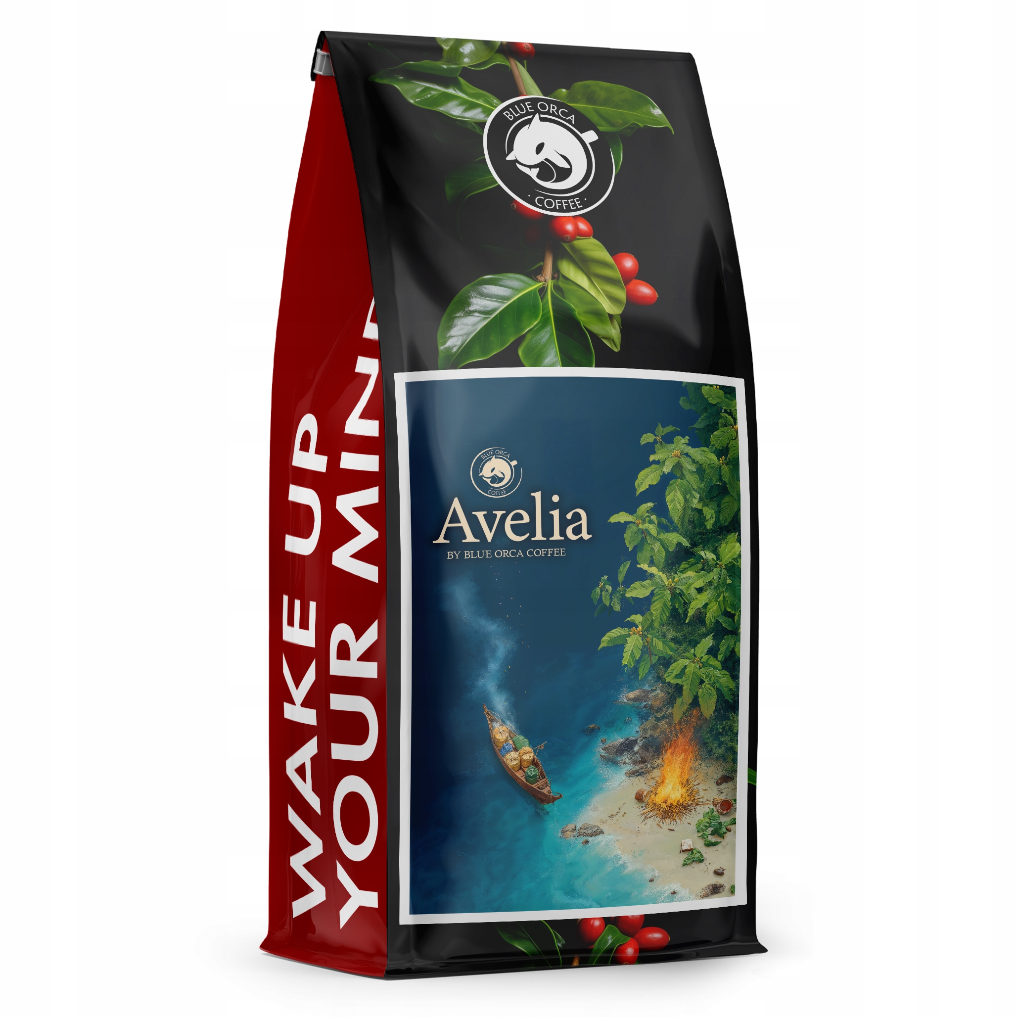 Levně Káva zrnková 1 kg Avelia 100% Arabica Čerstvě pražená, ideální jako dárek