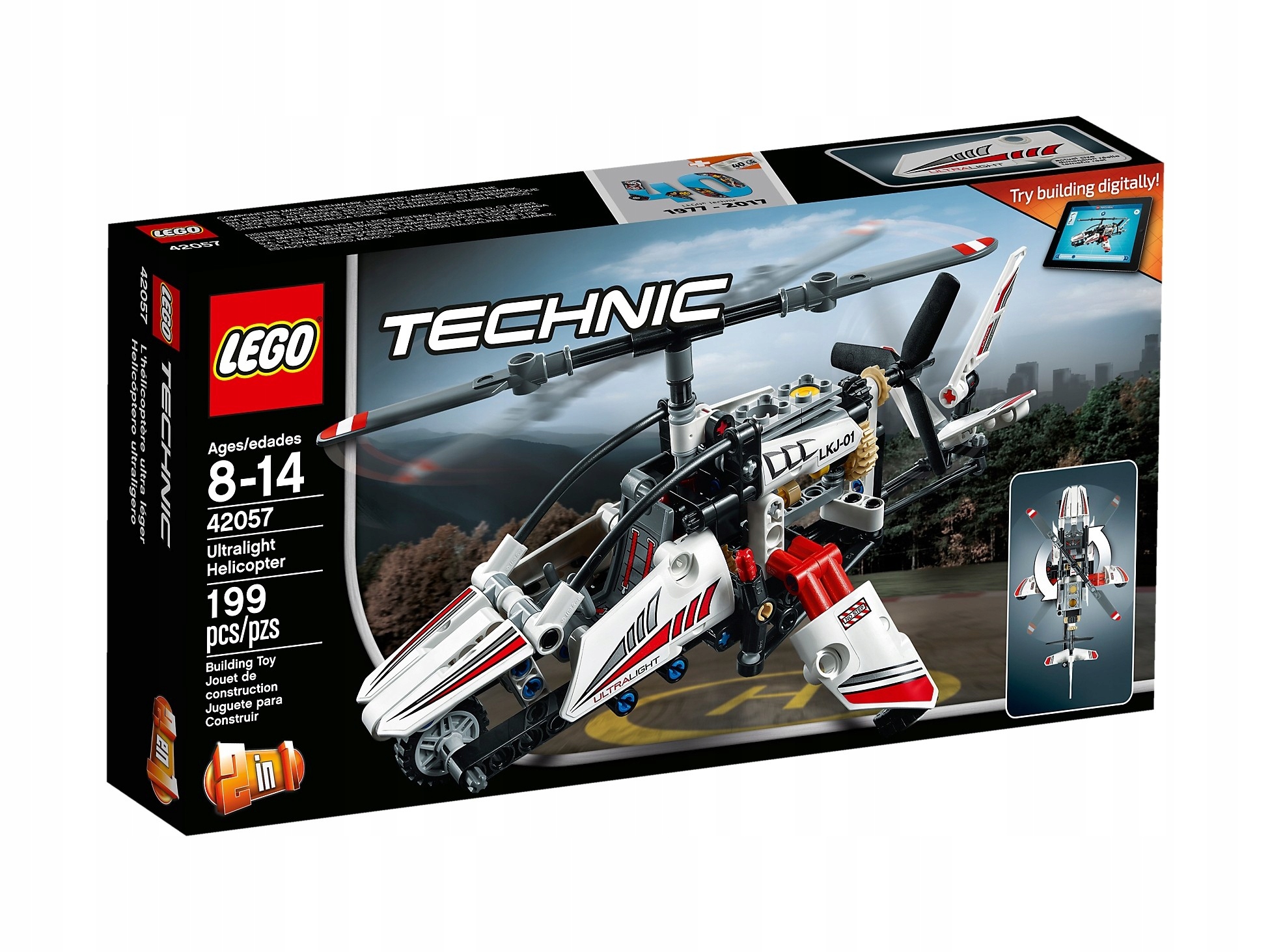 Lego Technic 42057 Ultralekki helikopter Nowe