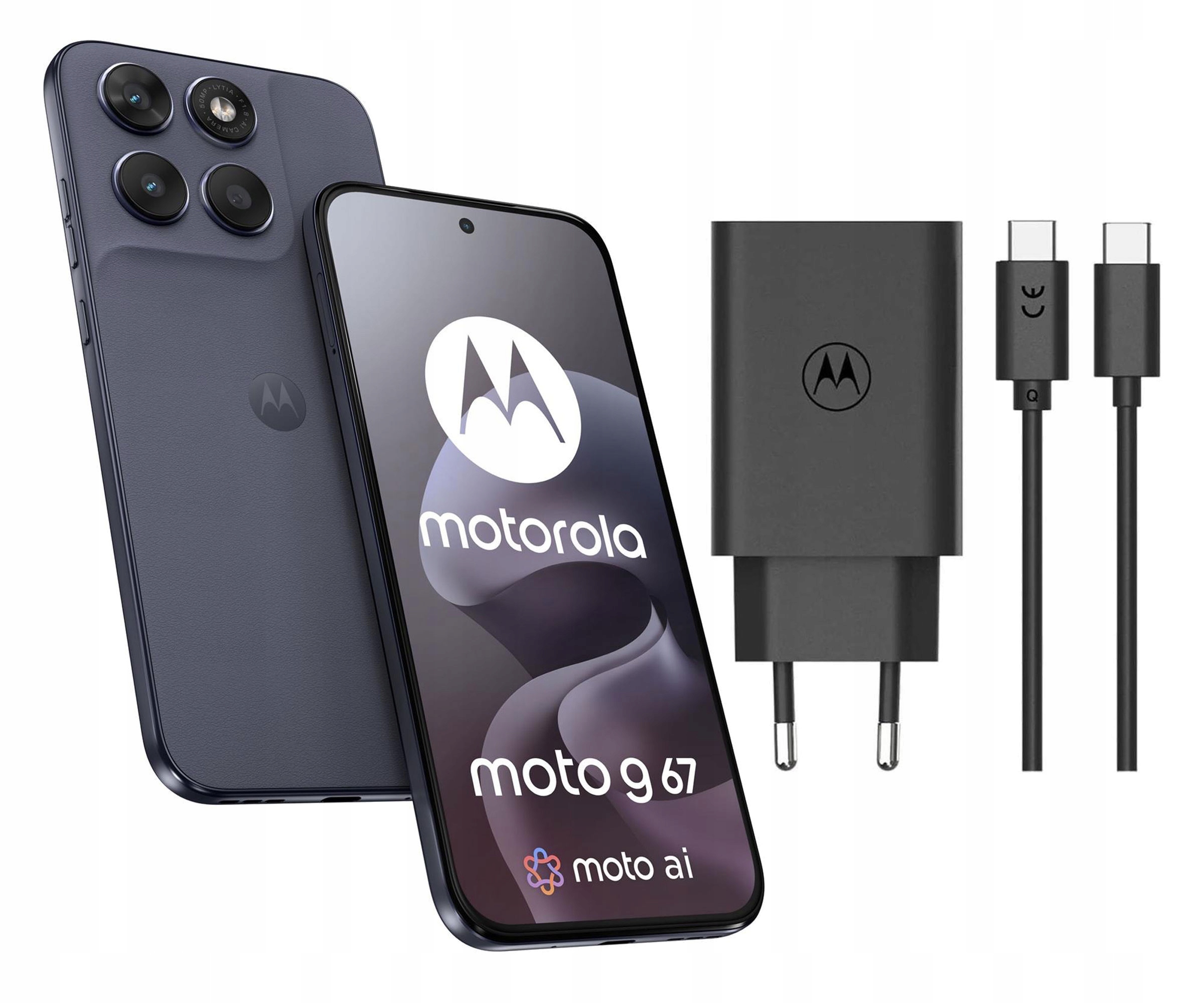 Smartfon Motorola moto g67 5G 8/128GB Arctic Seal 120Hz