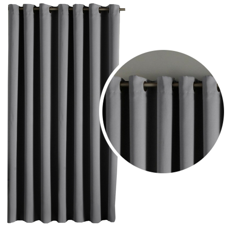 

Gruba Zasłona Blackout 200x250 wys. szary