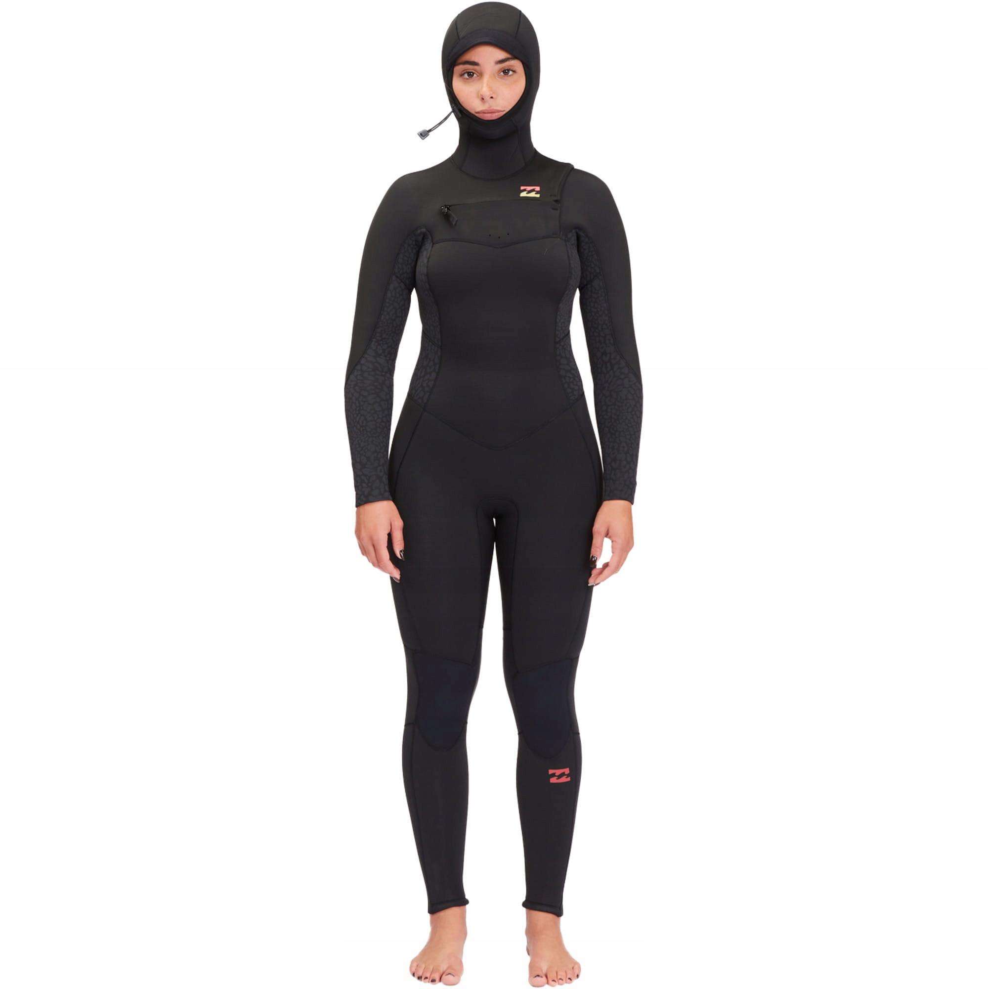 Pěna Billabong 2023 Synergy Hood 5/4 Fz WilBk S