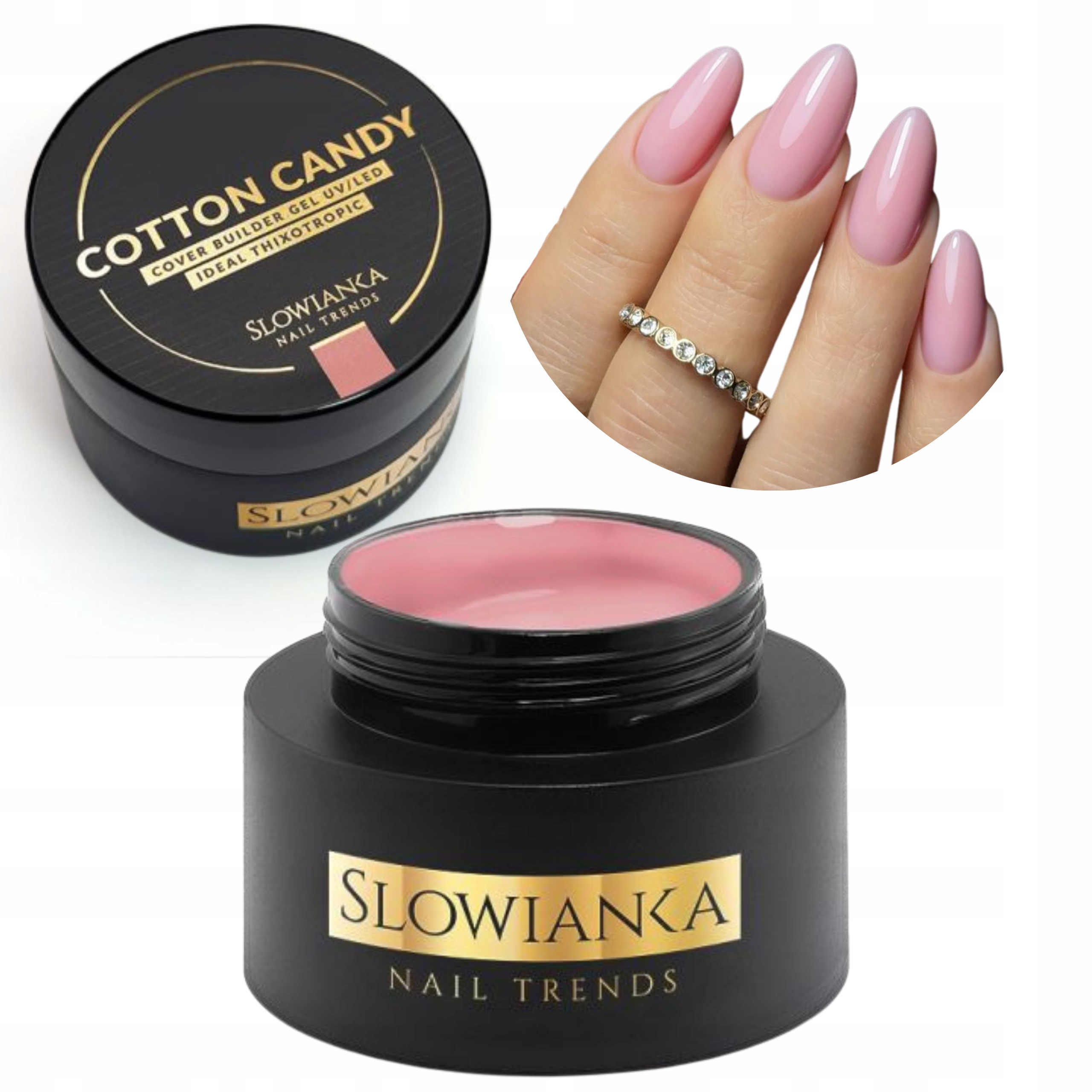 Slowianka Żel Budujący Ideal Tixotropic Cotton Candy Cover 50g