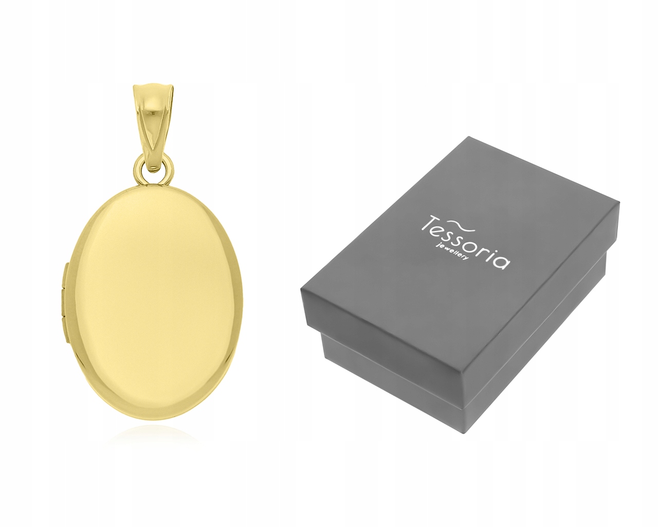 Hladká Zlatá Krabička Gravírování Oválná Sekretářská Krabička Na Foto, Stříbro ryzost 925