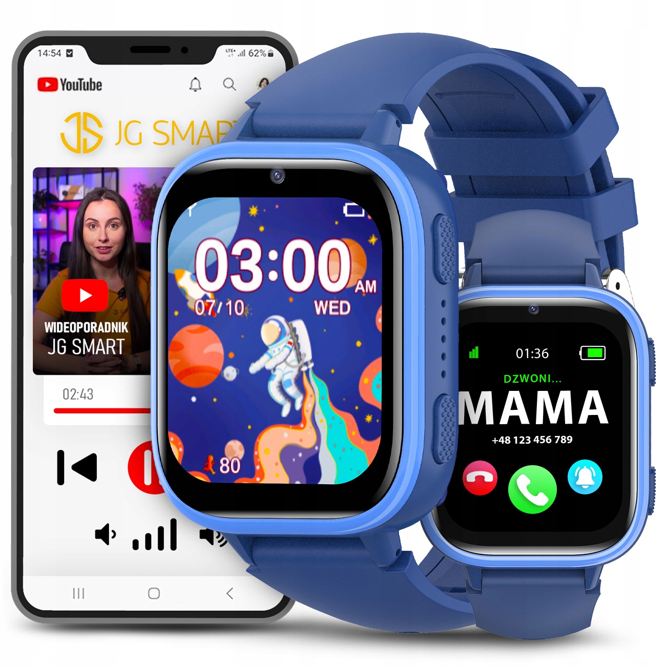 Smartwatch For Children's Watch SIM Phone Games Learning Camera Fairy Tales Packaging status original