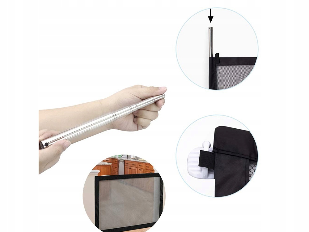 BRAMKA ZABEZPIECZAJĄCA PRZEGRODA PSA KOTA DRZWI Marka Verk Group