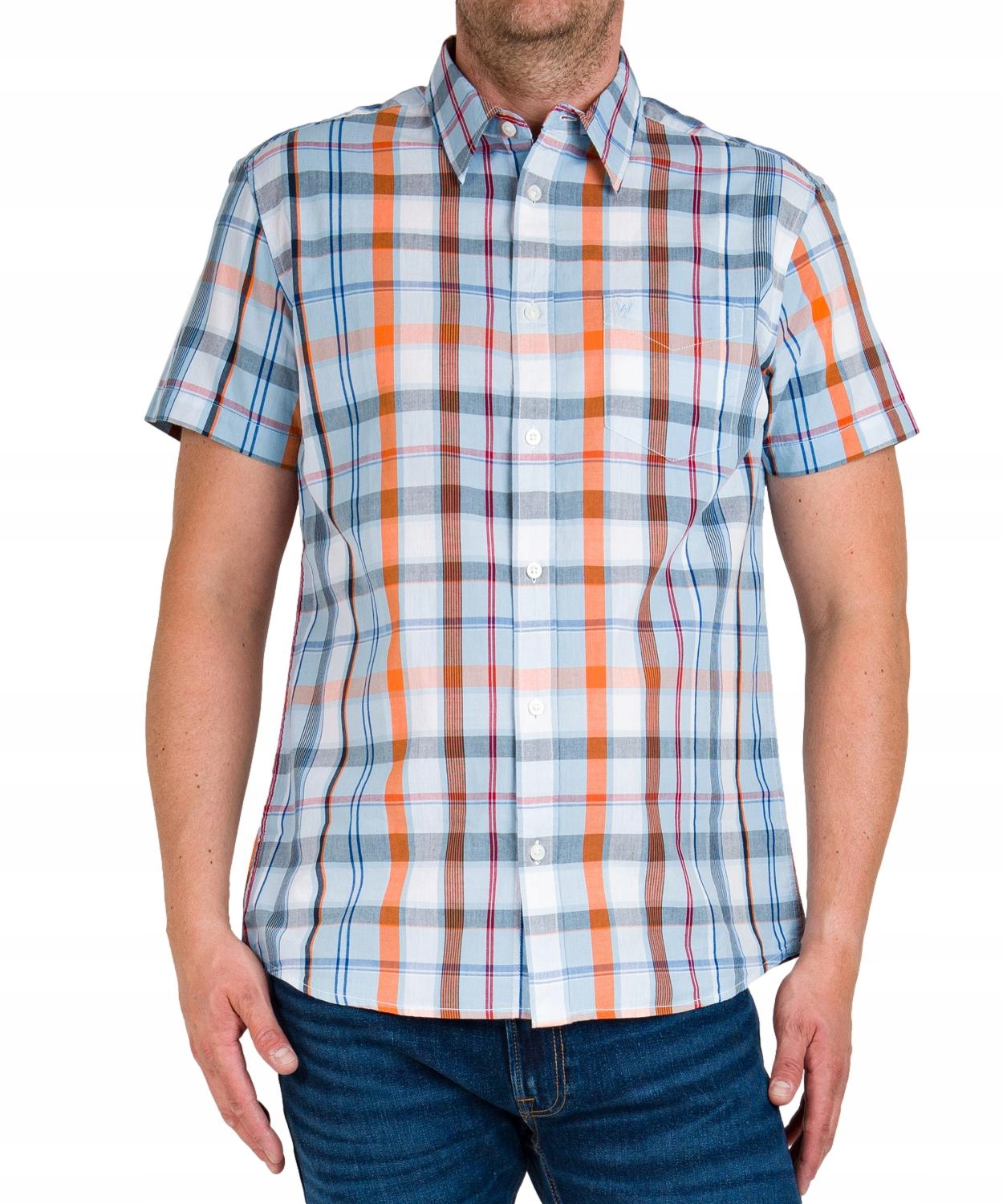 

Koszula Wrangler Ss 1PKT Shirt W5M44M989 White L