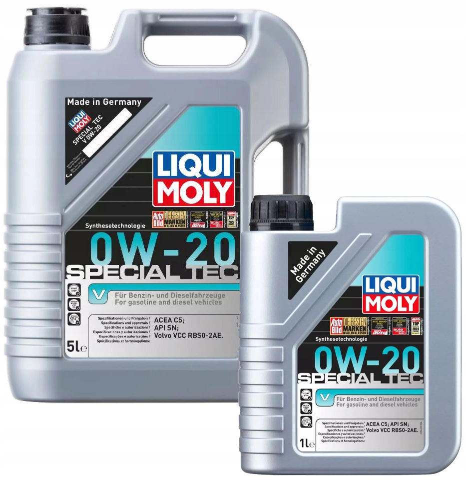 Olej Liqui Moly Special Tec V 0W20 Volvo C5 6L