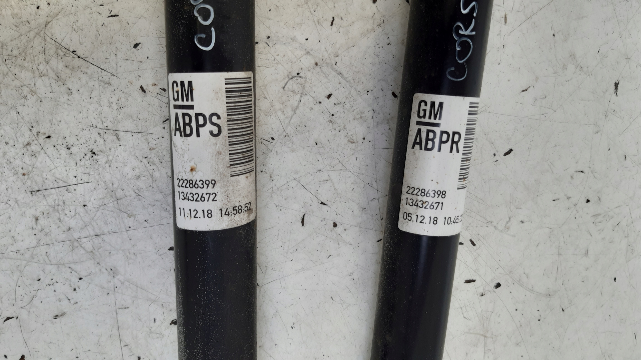 Stoßdämpfer para 22286398 Opel Corsa E
