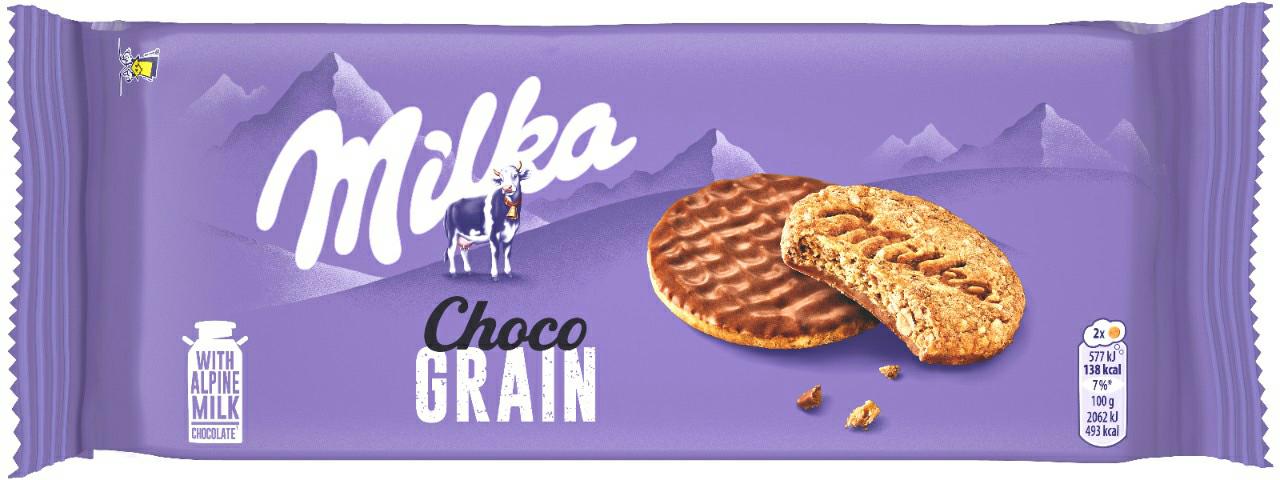 20 Sztuk Milka Ciastka Choco Grains 126G
