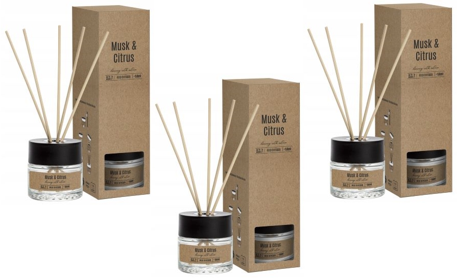 

Bispol patyczki Musk & Citrus 50ml x 3