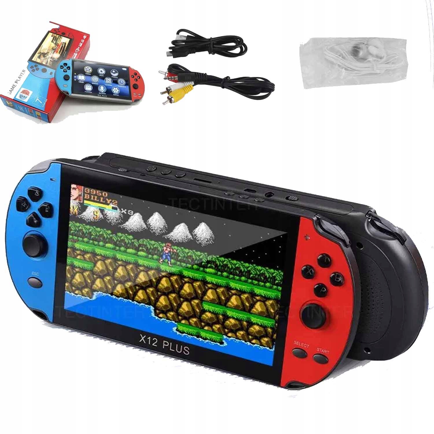Konsola Przenośna Do Gier X12 plus 1000 Gier Retro Mini 16GB