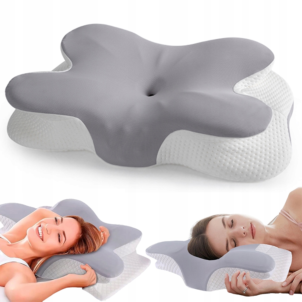 Poduszka Ortopedyczna Do Spania Memory Motyl 2 Wysokości Miękka I