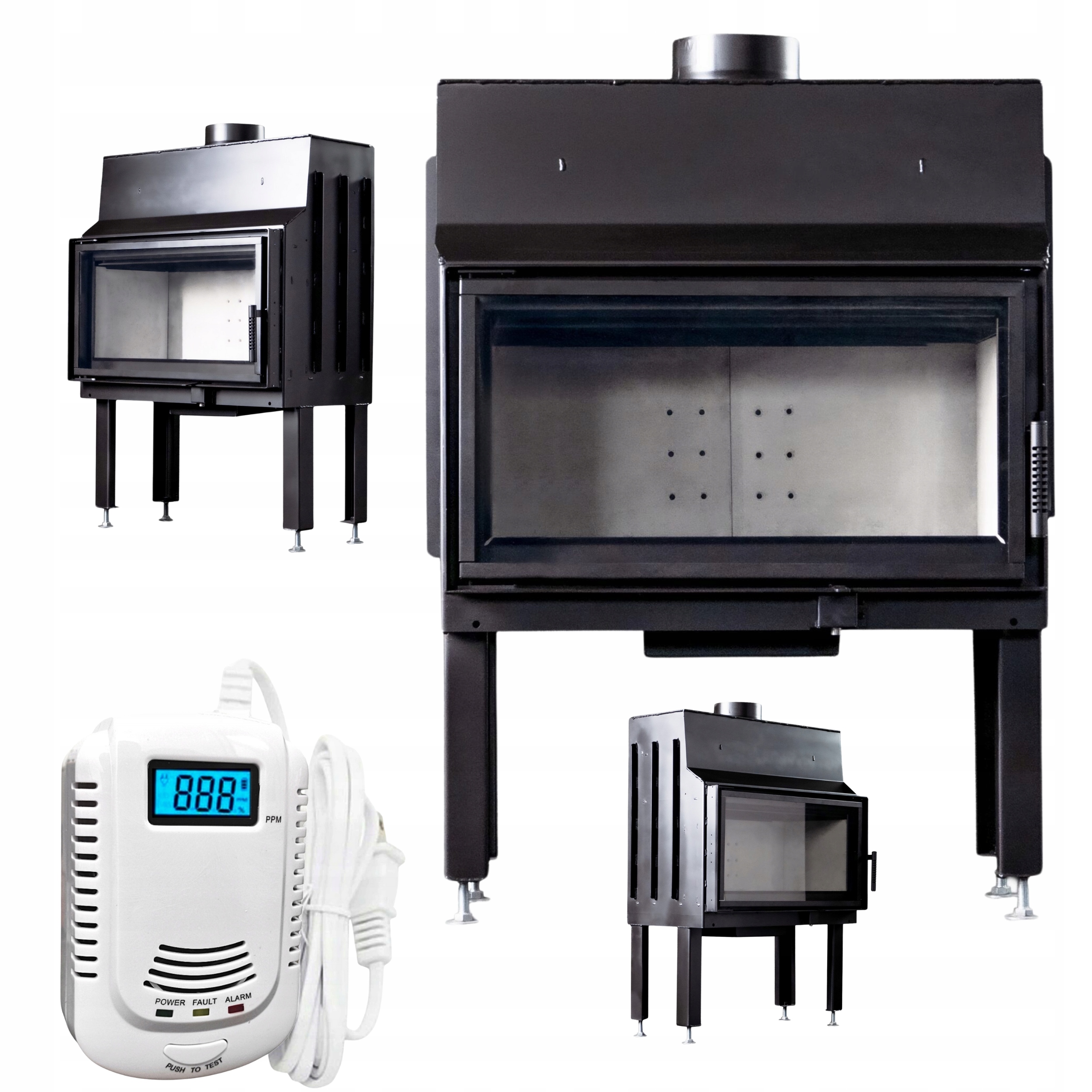 Krbová vložka Heating Pro M7 8-16 kW sklo 740 mm třída A+ senzor