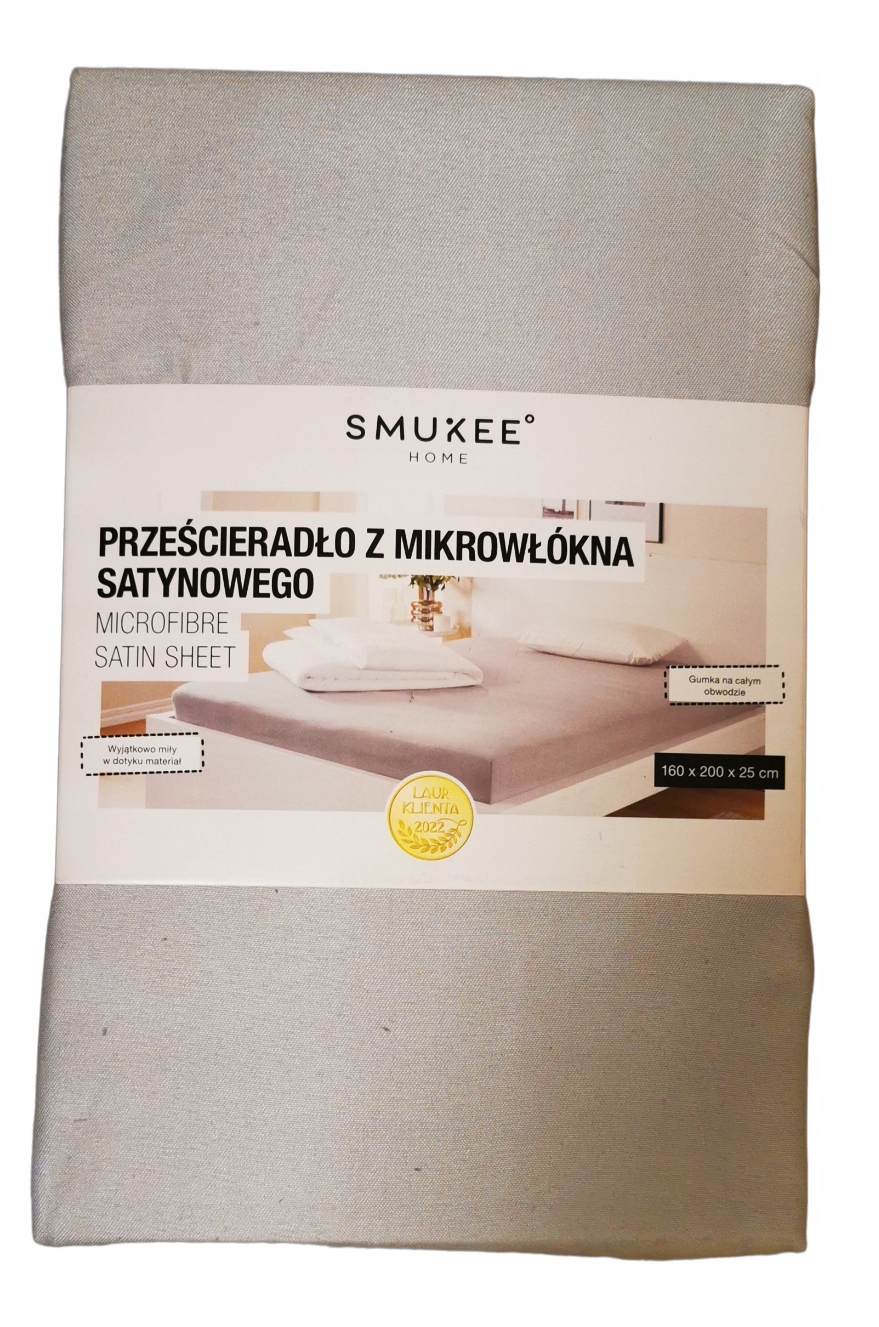 

Prześcieradło z gumką Smukee 160 x 200 cm