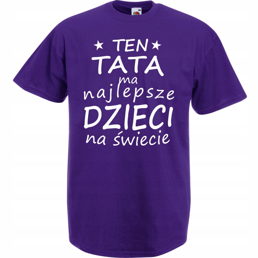 

Koszulka tata dzień ojca dla taty M fioletowa
