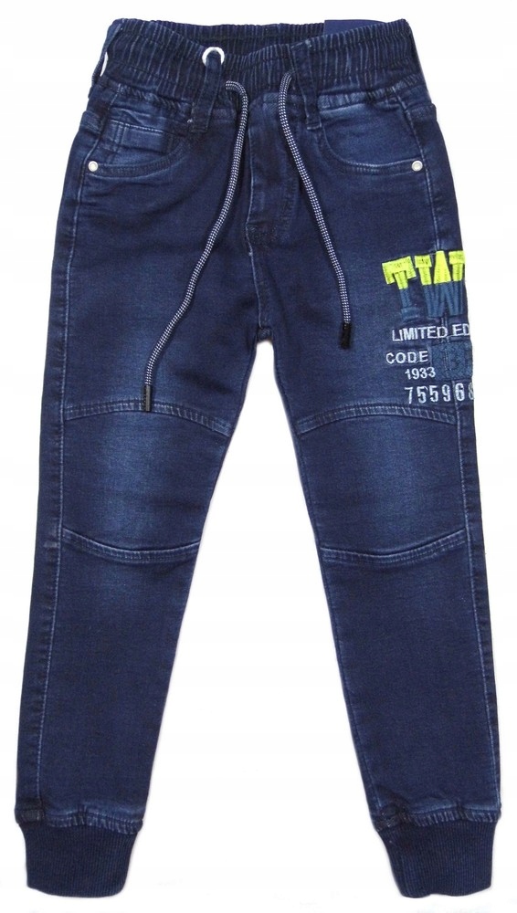 JOGGERY miękki jeans 526 LIMITED 146 jak dresy Zapięcie brak
