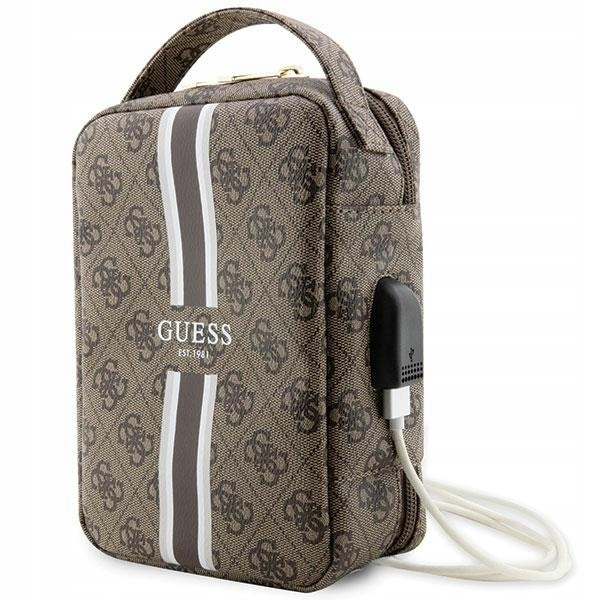 Taška Guess GUHBP4RPSW Organizer hnědá/brown 4G Printed Stripes