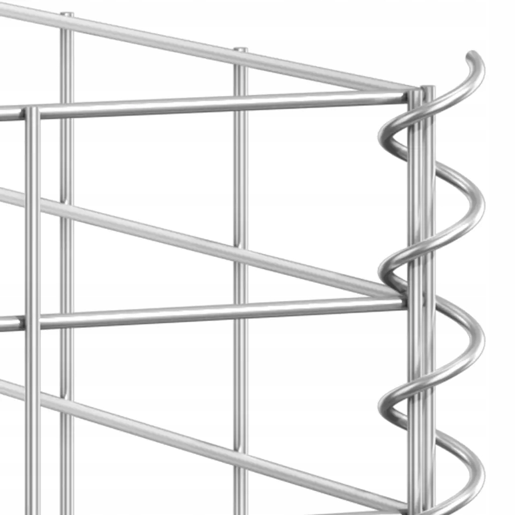 Wysokie donice gabionowe, 3 szt., 30x30x50 cm, że Producent VidaXL