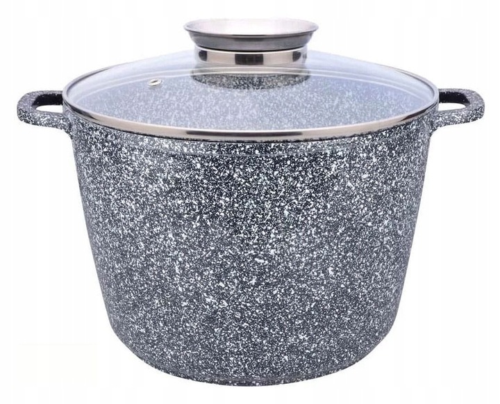 

Garnek Kamienny Indukcja Brytfanna Marmur 10L.