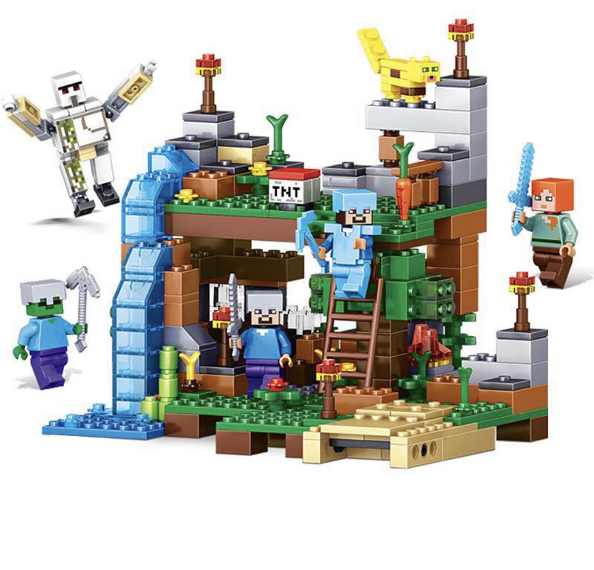 

Minekraft klocki Wodospad 2