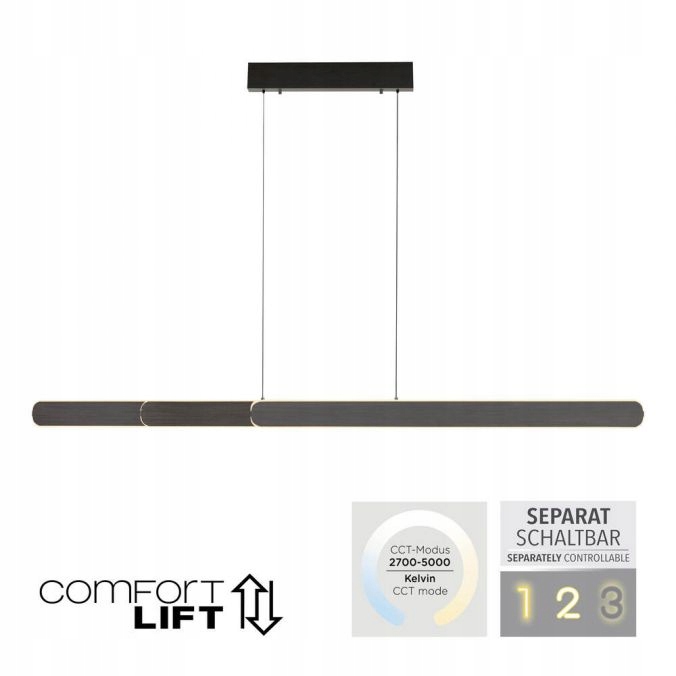 Lampa wisząca Paul Neuhaus Adriana Round 1 zintegrowane źródło Led