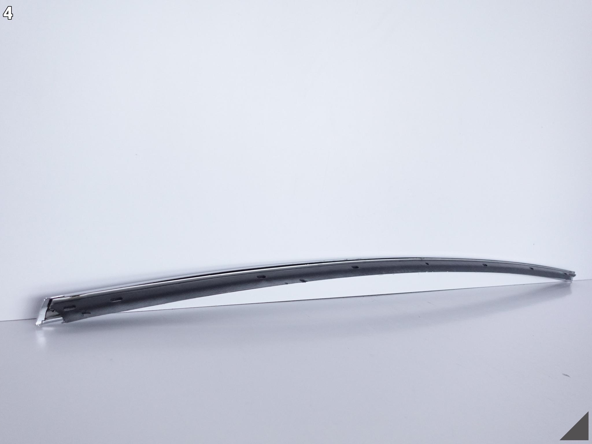 TESLA MODEL X 15- door moulding CHROM left rear part