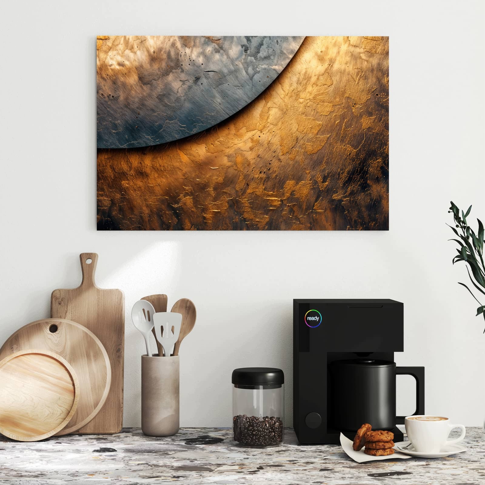 Magnetická tabule Abstraktní Kov 60 × 40 cm