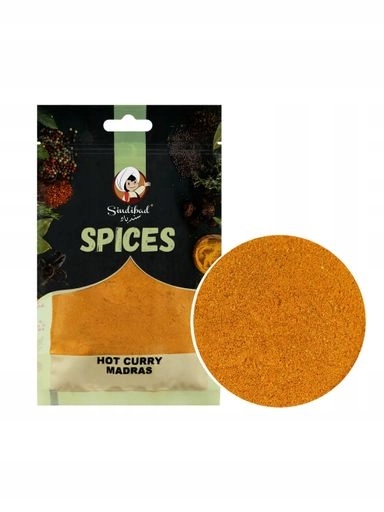 Levně 8 x Hot Curry Pikantní 50 g Sindibad Spices