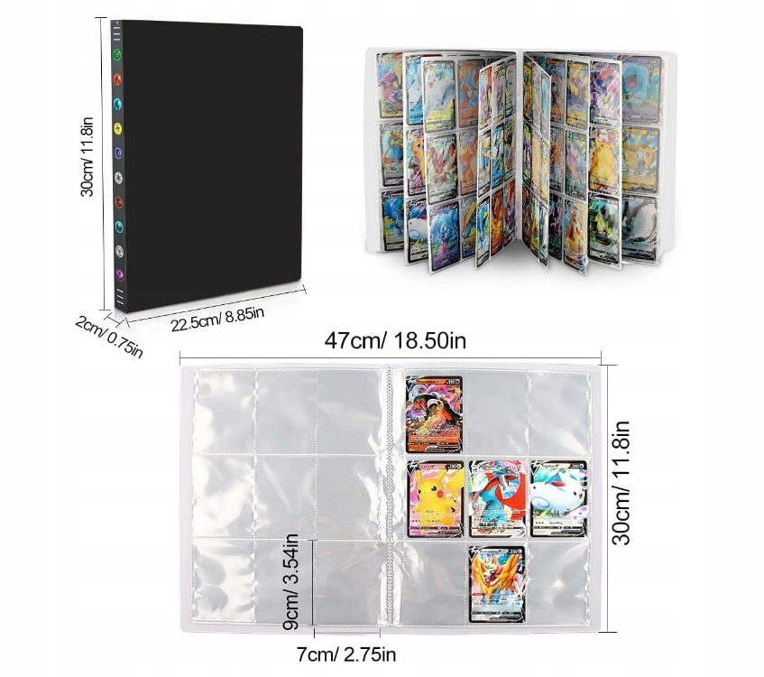 Album na karty klaser na karty POKEMON Rodzaj karty Multikolor