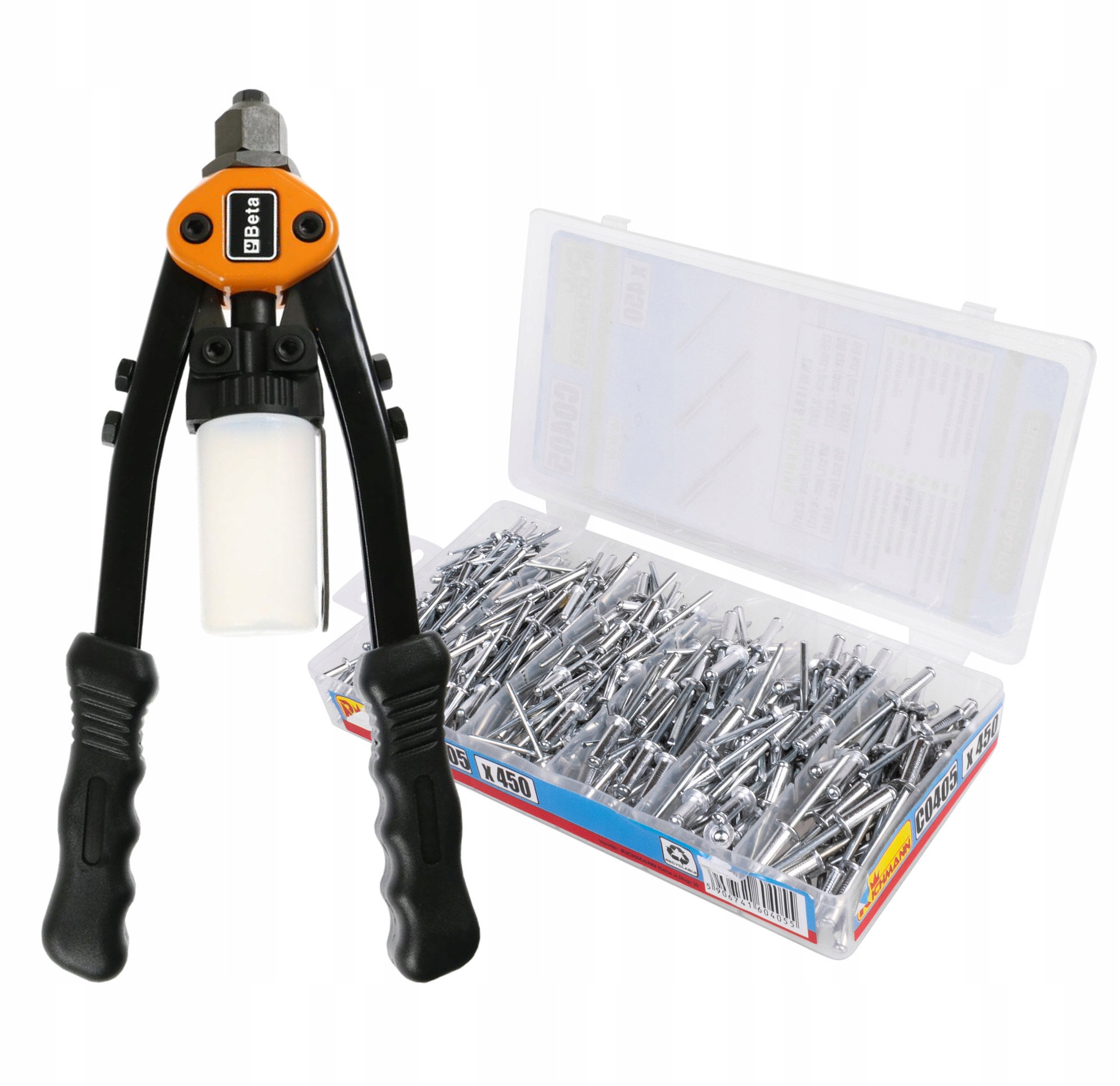 

Nitownica Dźwigniowa Ręczna 33cm Regul Zestaw Nity