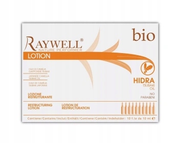 Raywell Bio Hidra Lotion, Ampułki Rekonstrukcyjne do Włosów Suchych 10x10ml